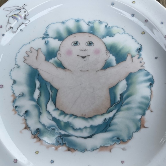 Royal Worcester Cabbage Patch Kids Fine Porcelain 8 Inch Plate Made in England - Picture 3 of 11